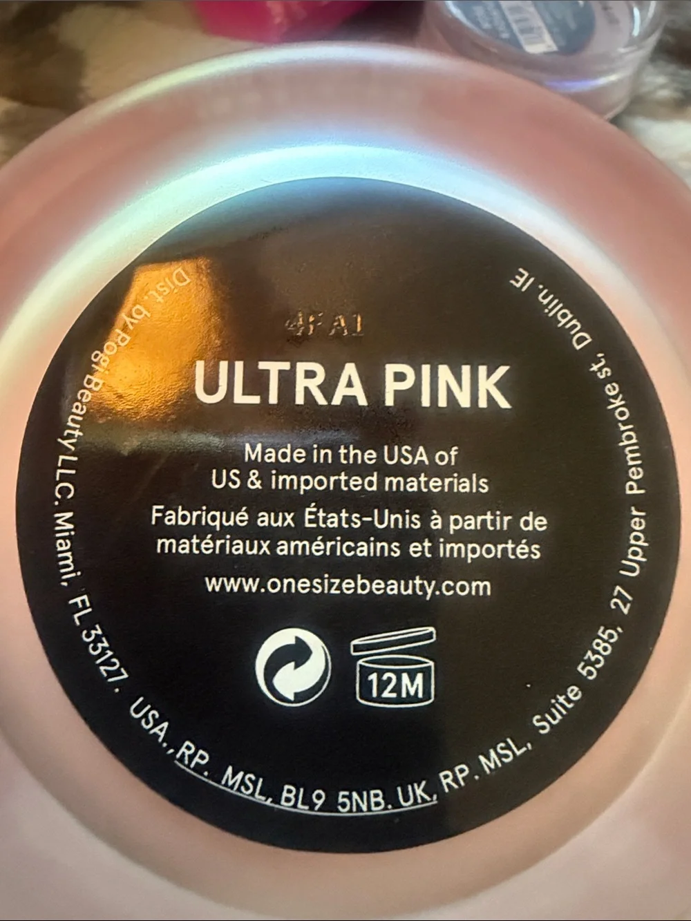 ONE/SIZE Patrick Starrr Ultimate Blurring Setting Powder Ultra Pink Full Size
